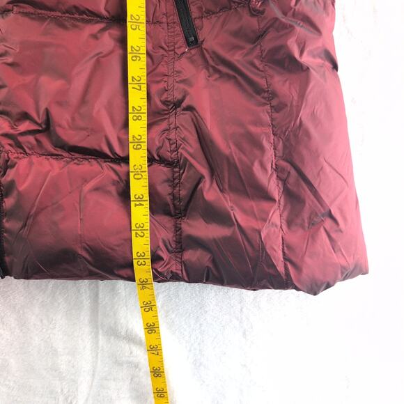 L'ATELIER NWT & Accessory Pouch Duck Down Puffer Vest Garnet Red Women's XL - Picture 10 of 12